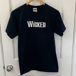 Wicked Musical short sleeve Black tshirt size S 100% cotton graphic T